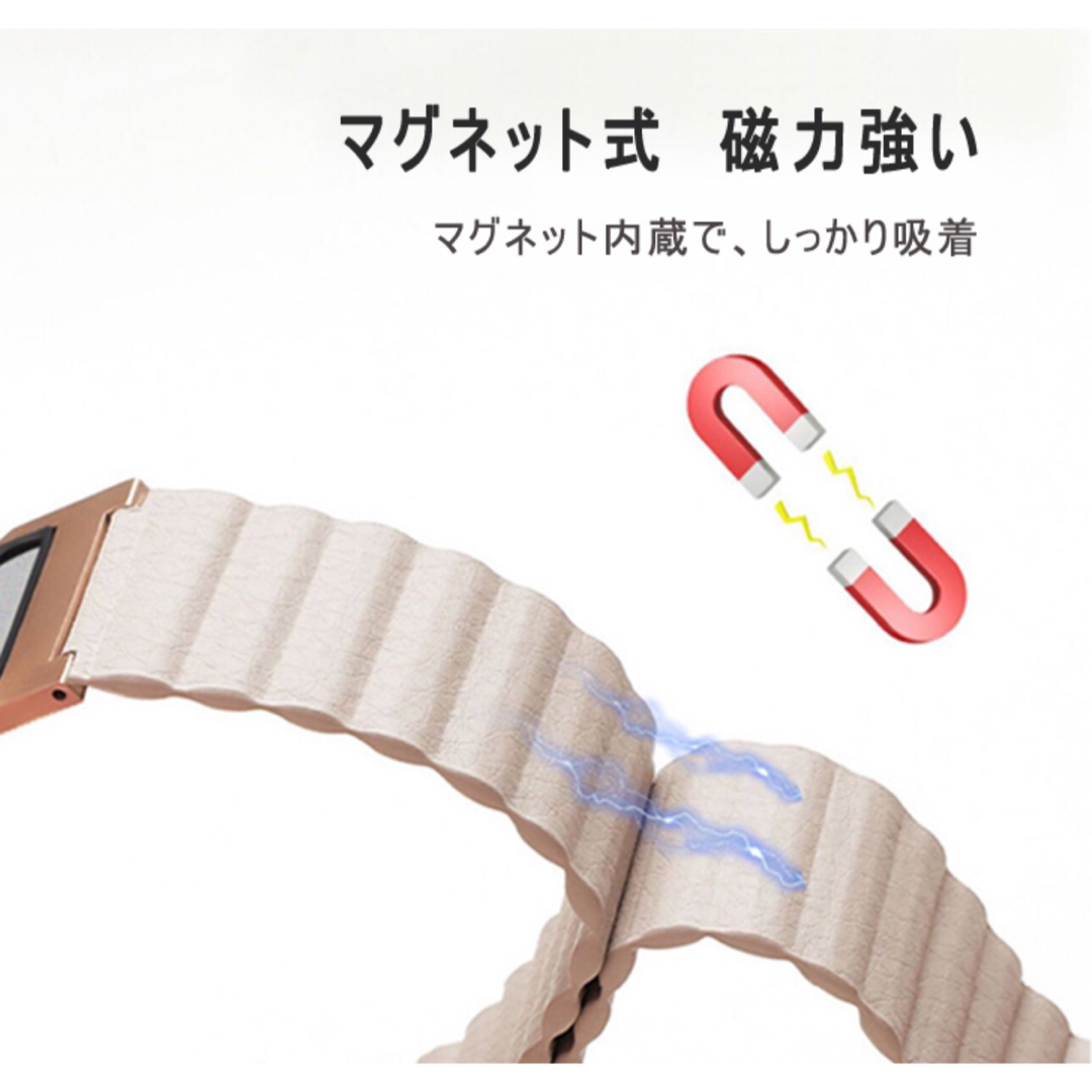 アップルウォッチ 革 apple watch バンド  メンズの時計(ラバーベルト)の商品写真