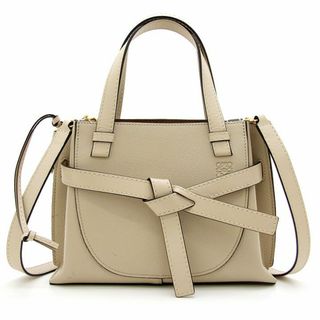 ロエベ(LOEWE)の中古良品 ロエベ 2wayバッグ ゲートトップハンドルバッグ ミニ ベージュ(ショルダーバッグ)