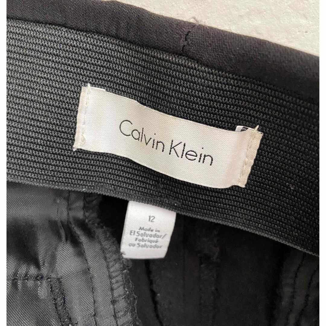 Calvin Klein(カルバンクライン)のCalvin Klein カルバンクライン スラック パンツ レーヨン混 12 レディースのパンツ(カジュアルパンツ)の商品写真