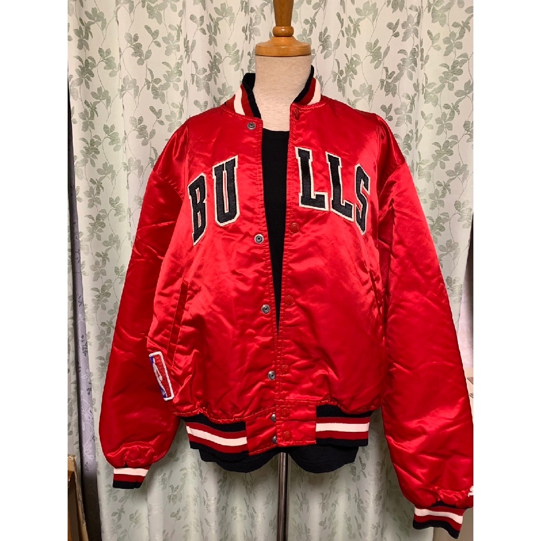 NBA STARTER 90s シカゴブルズ スタジャン STARTER社-
