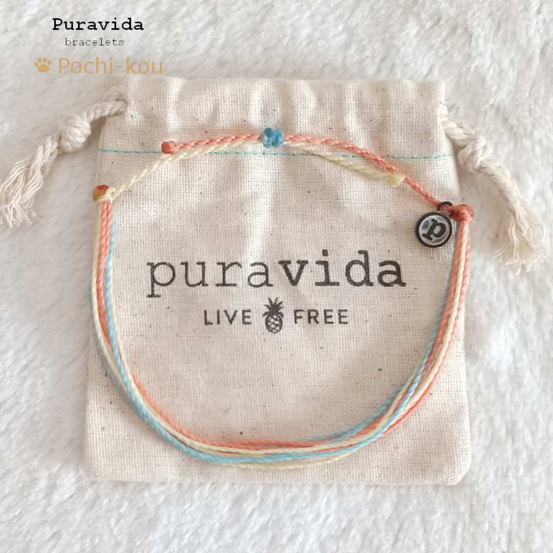 Pura Vida(プラヴィダ)の【2個セット】プラヴィダ BEACH LIFE&Rose Gold Stitch レディースのアクセサリー(アンクレット)の商品写真