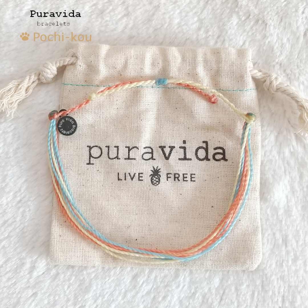 Pura Vida(プラヴィダ)の【2個セット】プラヴィダ BEACH LIFE&Rose Gold Stitch レディースのアクセサリー(アンクレット)の商品写真