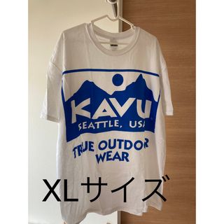 カブー(KAVU)の期間限定値下げ　美品　カブー　Tシャツ　XLサイズ(Tシャツ/カットソー(半袖/袖なし))