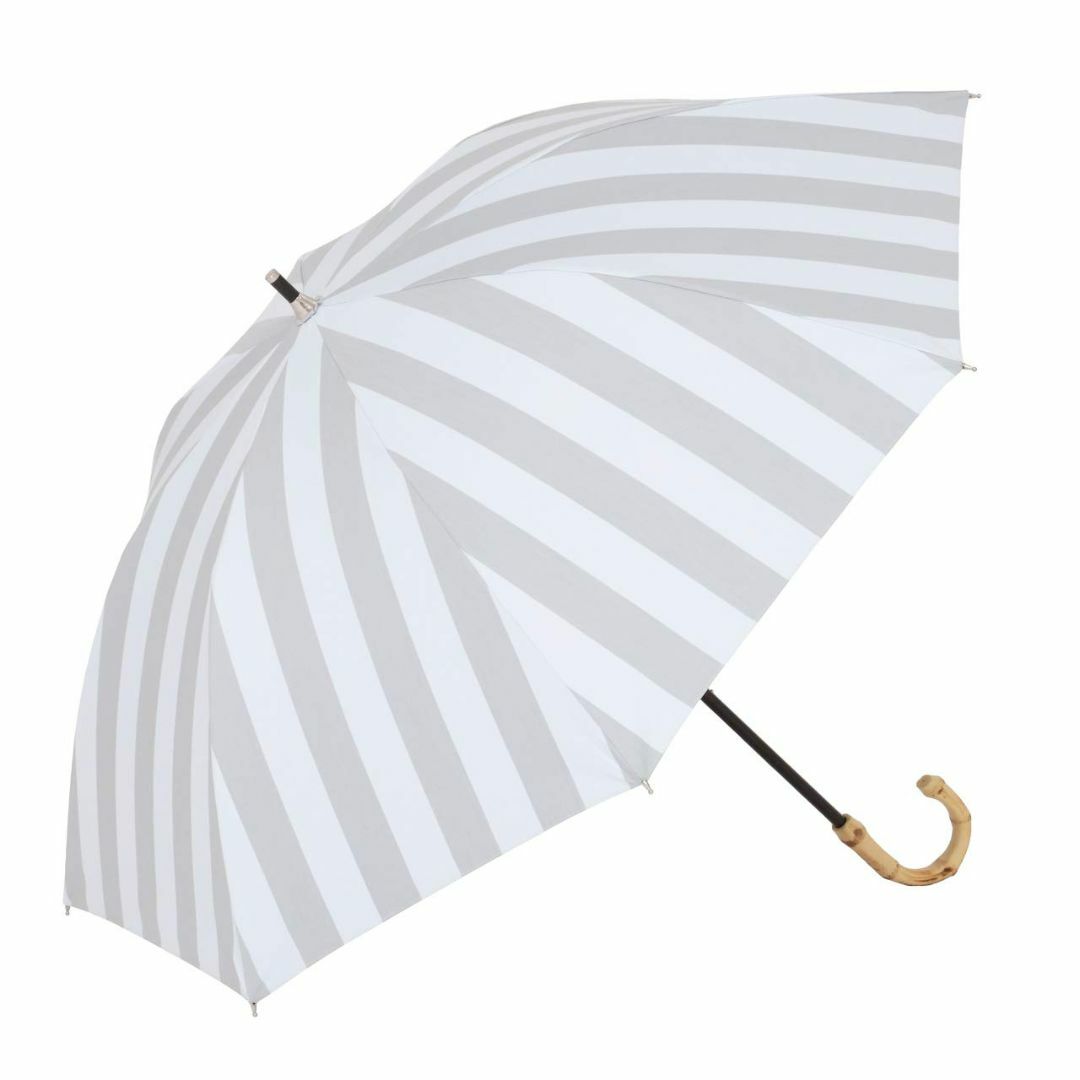【色: ストライプ】リーベン 日傘 晴雨兼用 レディース コンパクト長傘 紫外線