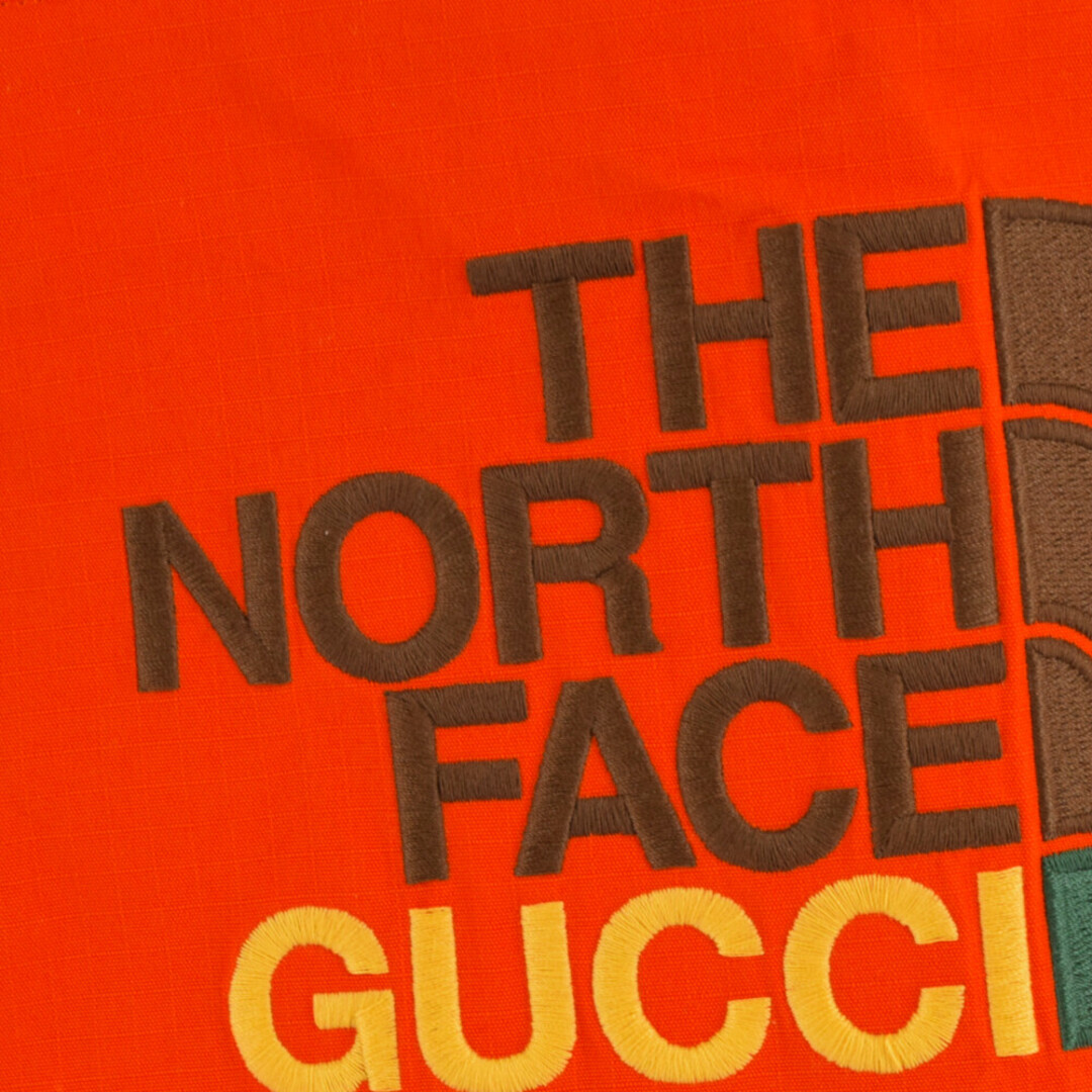 GUCCI グッチ 21AW×THE NORTH FACE (ザ ノースフェイス)エディション オーバーオール オレンジ 663768 ZAHTL