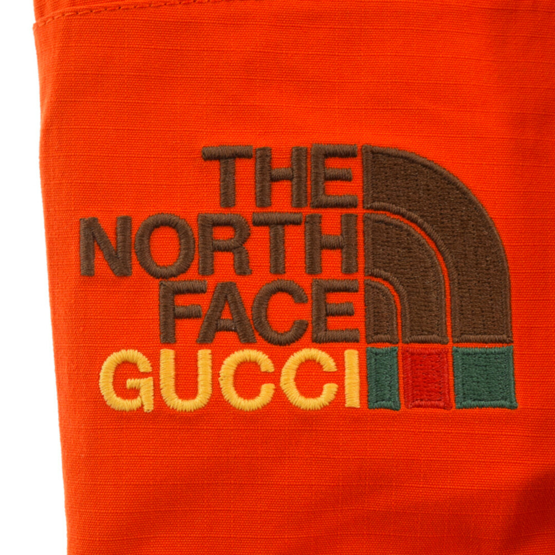 GUCCI グッチ 21AW×THE NORTH FACE (ザ ノースフェイス)エディション オーバーオール オレンジ 663768 ZAHTL