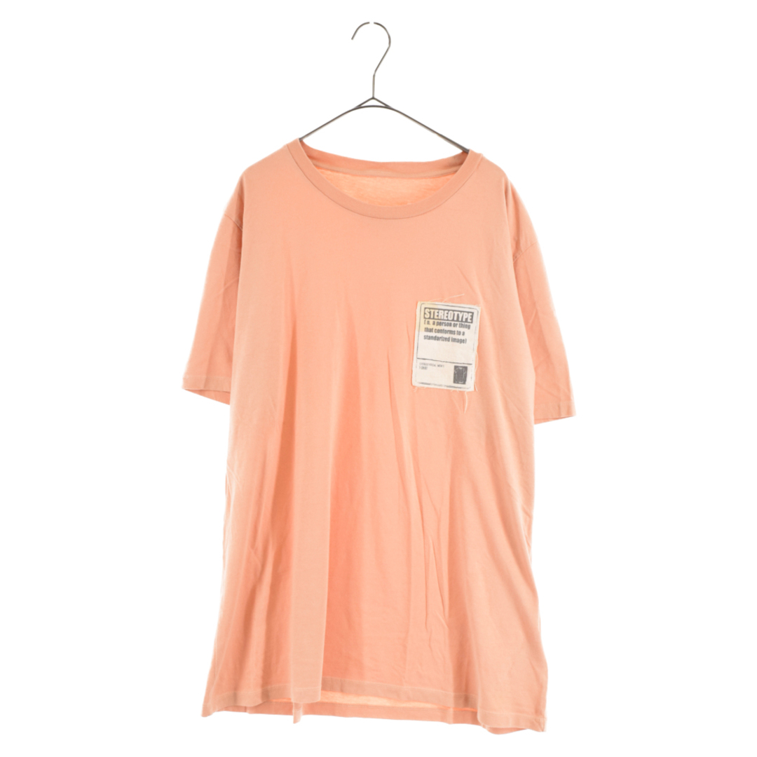 マルタンマルジェラ STREOTYPE ステレオタイプ 半袖Tシャツ サイズ:50 コットン メンズ MARTIN MARGIELA 【1-0106812】