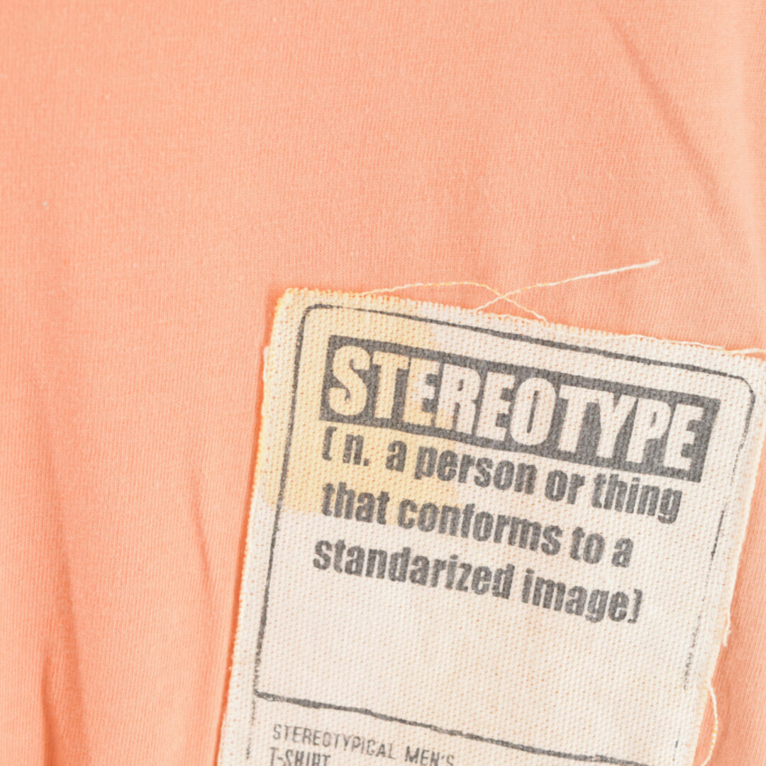 Maison Martin Margiela(マルタンマルジェラ)のMartin Margiela 10 マルタンマルジェラ 18SS STEREO TYPE T-Shirt ステレオタイプ クルーネック半袖Tシャツ ピンク 52 メンズのトップス(Tシャツ/カットソー(半袖/袖なし))の商品写真