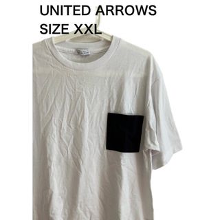 ユナイテッドアローズグリーンレーベルリラクシング(UNITED ARROWS green label relaxing)のタグ付 UNITED ARROWS ユナイテッド 半袖Tシャツ ポケット XXL(Tシャツ/カットソー(半袖/袖なし))