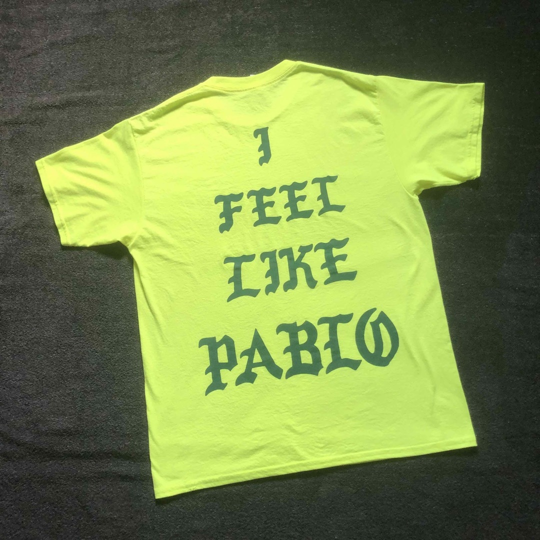 I Feel Like Pablo London Tシャツ セーフティーグリーン