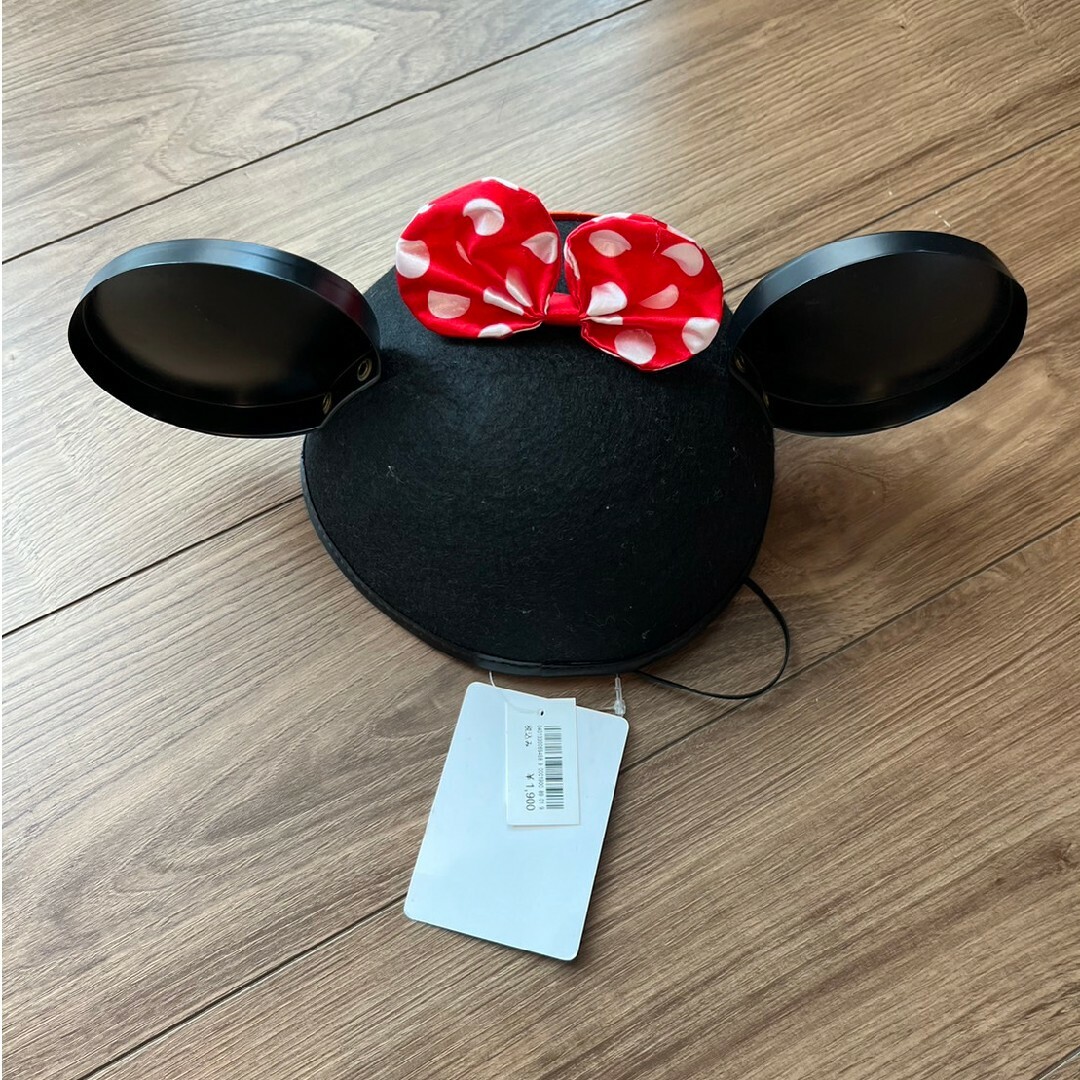 Disney(ディズニー)のイヤーハット(ミニー) エンタメ/ホビーのおもちゃ/ぬいぐるみ(キャラクターグッズ)の商品写真