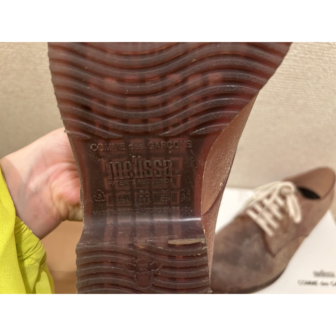 COMME des GARCONS(コムデギャルソン)のMelissa×コムデギャルソン　レインシューズ レディースの靴/シューズ(レインブーツ/長靴)の商品写真