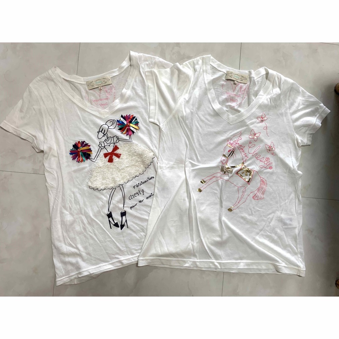 チェスティ chesty アニバーサリーTシャツ ハート 美品 希少 リボン | フリマアプリ ラクマ
