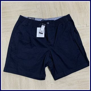 トミーヒルフィガー(TOMMY HILFIGER)のTHEO 7in SHORT　チノ素材のショートパンツ ネイビー　Lサイズ(ショートパンツ)