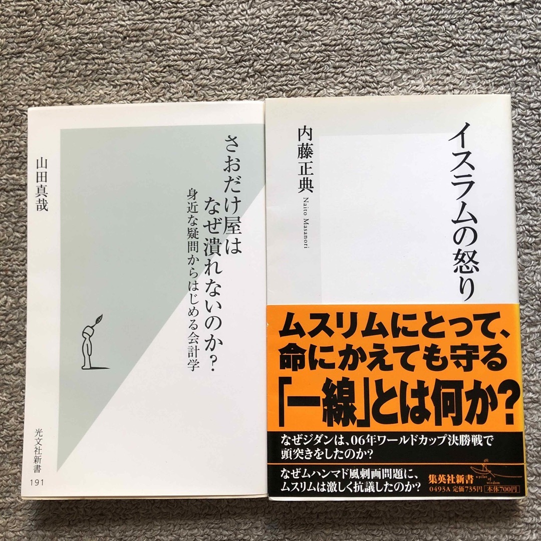 新書2冊 エンタメ/ホビーの本(人文/社会)の商品写真