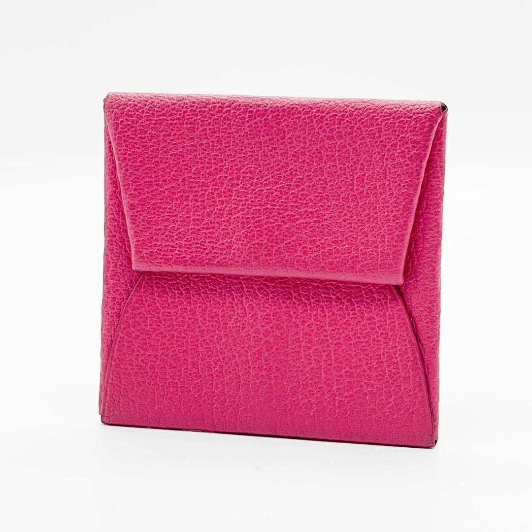 美品❣HERMES エルメス シェーブル コインケース バスティア ピンク