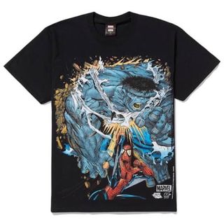 ハフ(HUF)の【新品】huf ×marvel   ハルク　スパイダーマン　Mサイズ(Tシャツ/カットソー(半袖/袖なし))