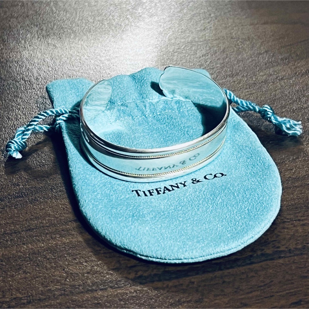 VINTAGE TIFFANYティファニー ゴールド コンビ カフ ブレスレット