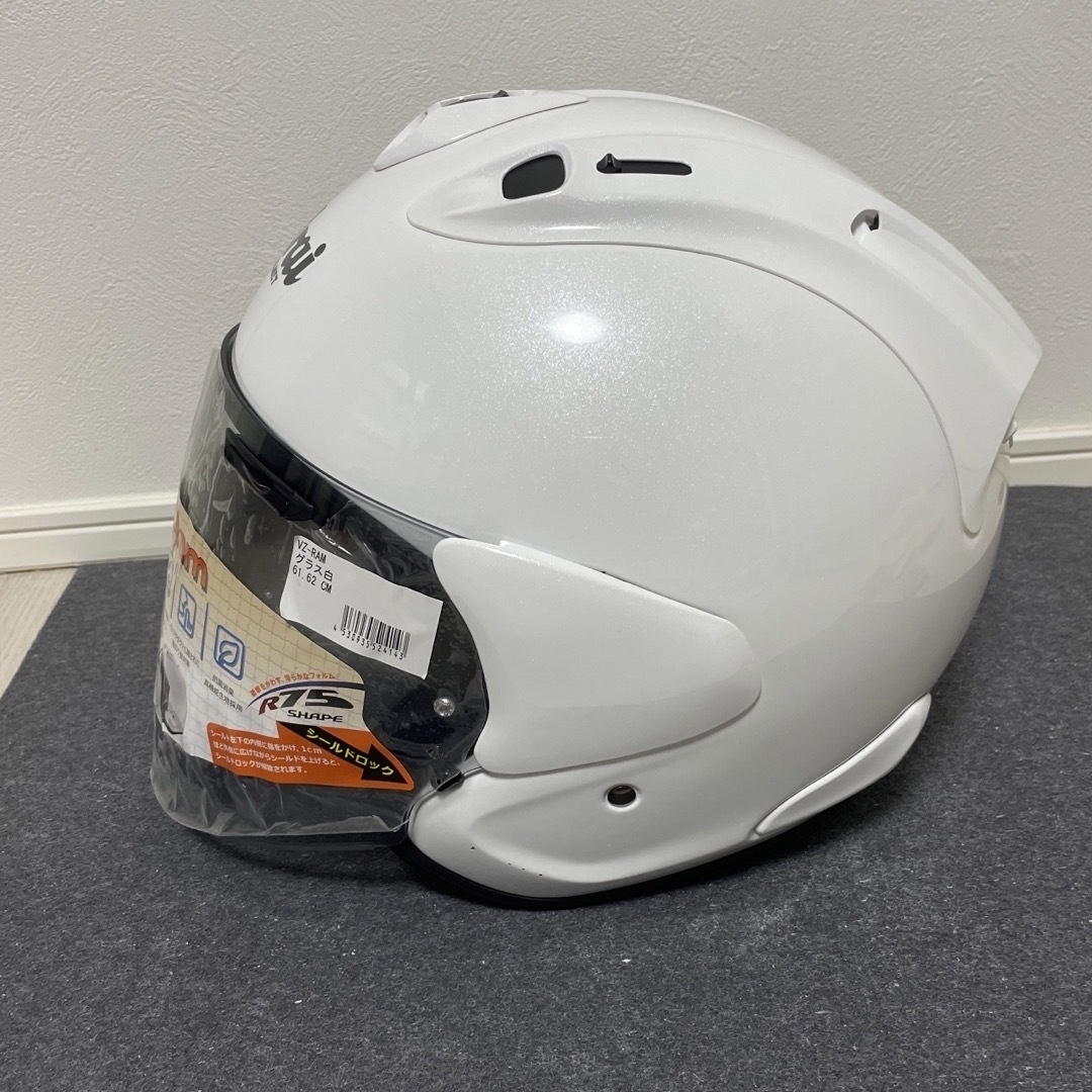 バイク22年10月購入　Arai VZ-Ram XL グラスホワイト（アライ）