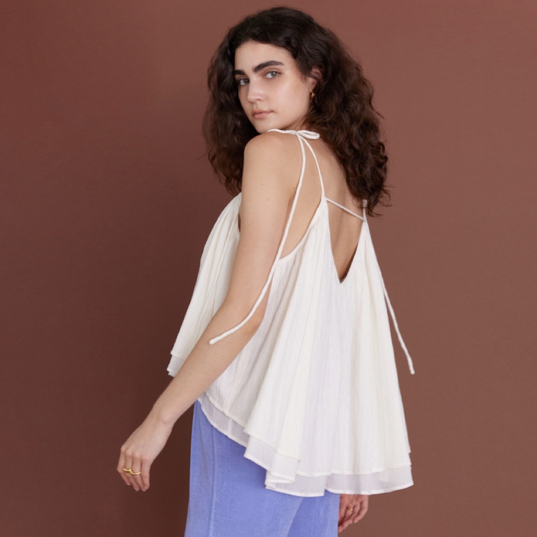 SeaRoomlynn - 完売 searoomlynn cotton クレーブdouble キャミ SeaRoomlynn - 完売 searoomlynn cotton クレーブdouble キャミ
