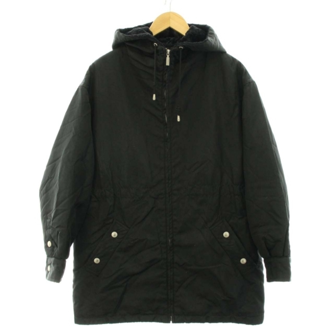 ICEBERG モッズコート ハーフ ミドル ビックシルエット 40/XS 黒