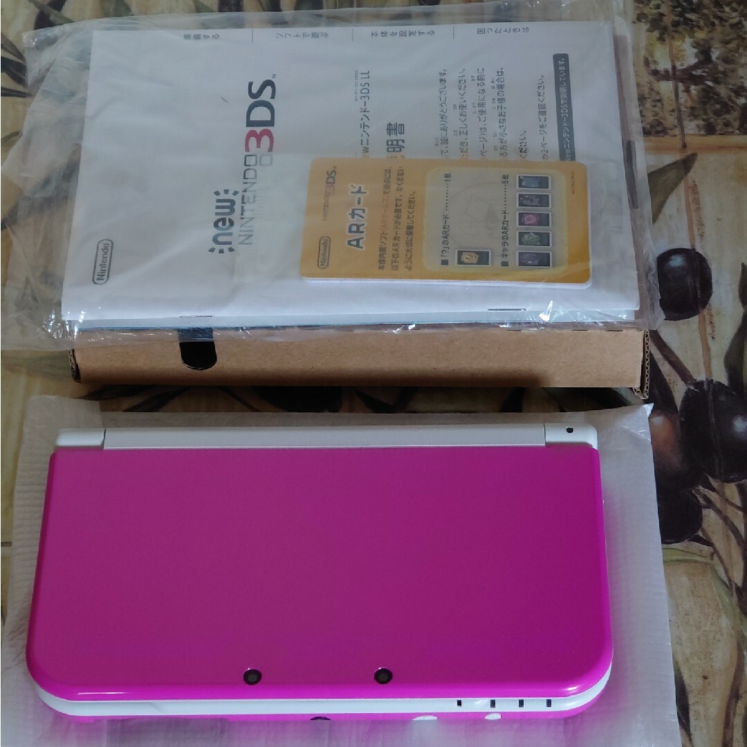 ニンテンドー3DS - Newニンテンドー3DS LL ピンク×ホワイト極美品 完品 