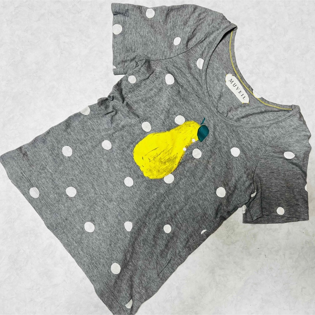 ミュベール Tシャツ スパンコール付 レディースのトップス(Tシャツ(半袖/袖なし))の商品写真
