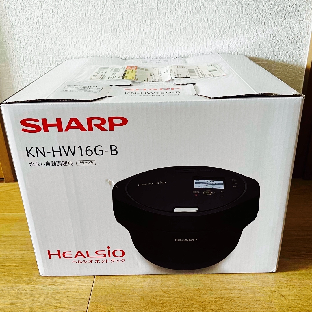 SHARP(シャープ)の【新品未開封】KN-HW16G-B シャープ SHARP スマホ/家電/カメラの調理家電(調理機器)の商品写真