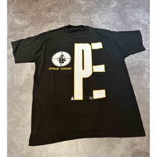 激レア90sPUBLIC ENEMY TARGET LOGO TEE XL-