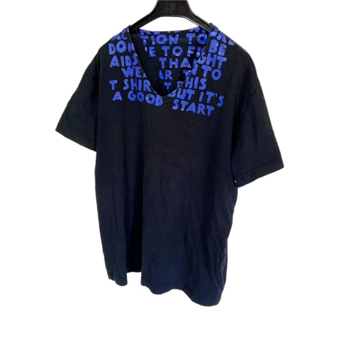 Maison Margiela Tシャツ・カットソー XS 黒x白(ボーダー)