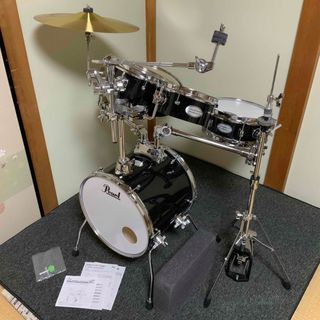 パール　pearl　ドラム用消音パッド5点+シンバル用パッド3点セット