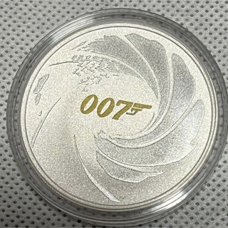 【未使用品】ツバル 2021 ジェームズ・ボンド 007 銀貨