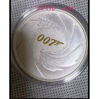 【未使用品】ツバル 2021 ジェームズ・ボンド 007 銀貨(貨幣)