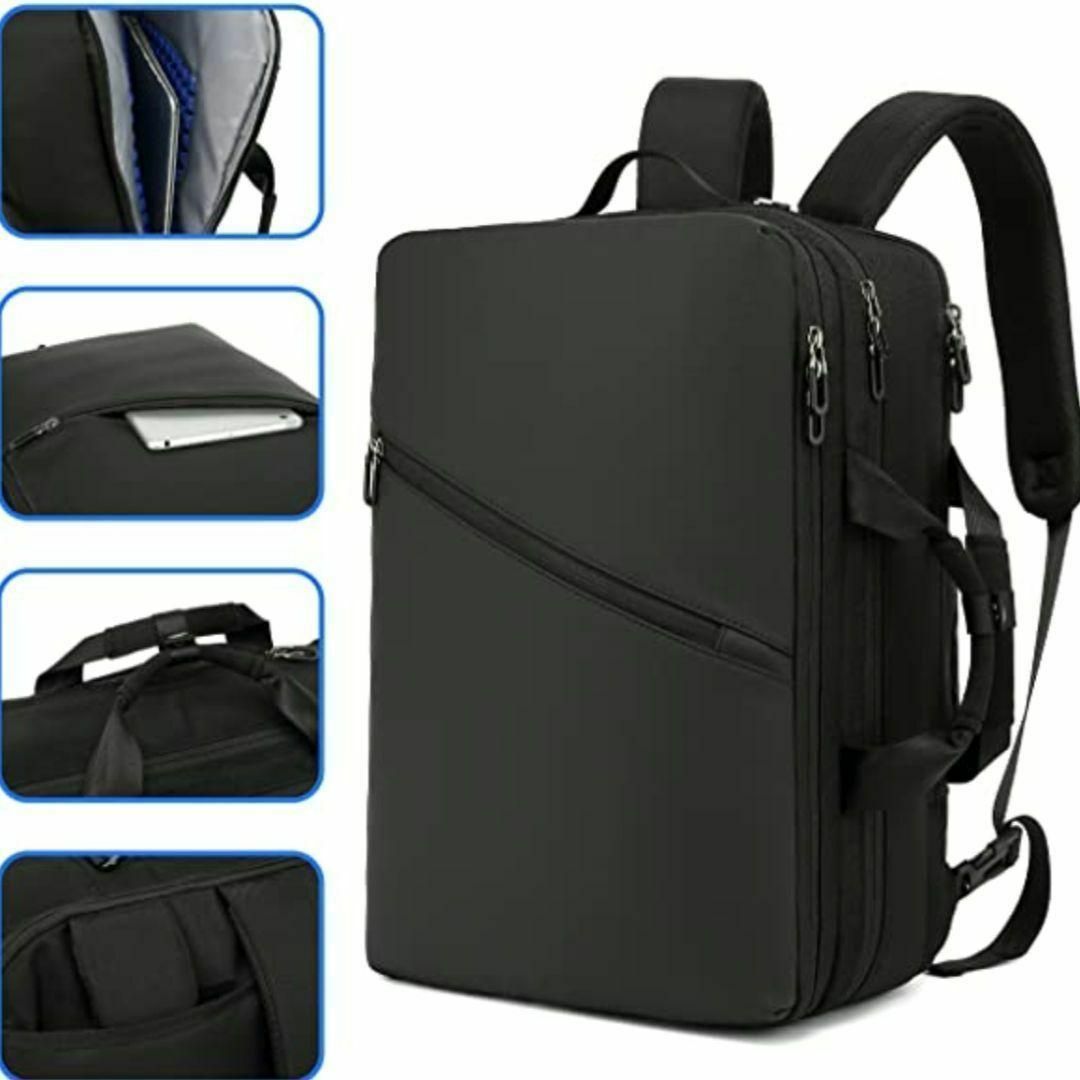 リュック メンズ スーツケースベルト 黒 ビジネスバッグ 鞄 PC タブレット