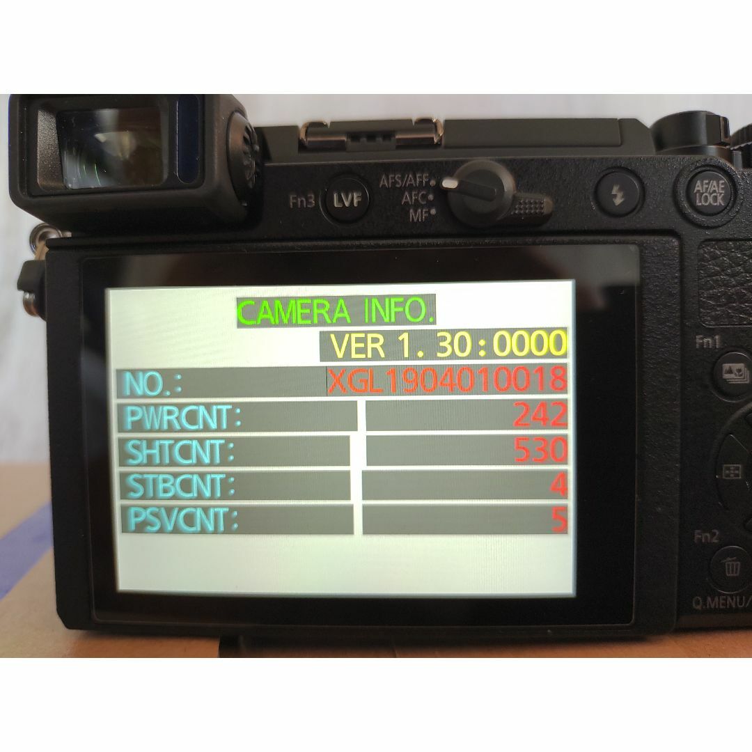Panasonic(パナソニック)のシャッター数 530枚！ Panasonic LUMIX DC-GX7MK3   スマホ/家電/カメラのカメラ(ミラーレス一眼)の商品写真