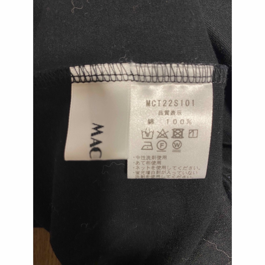 machattバックオープンハイネックTシャツ