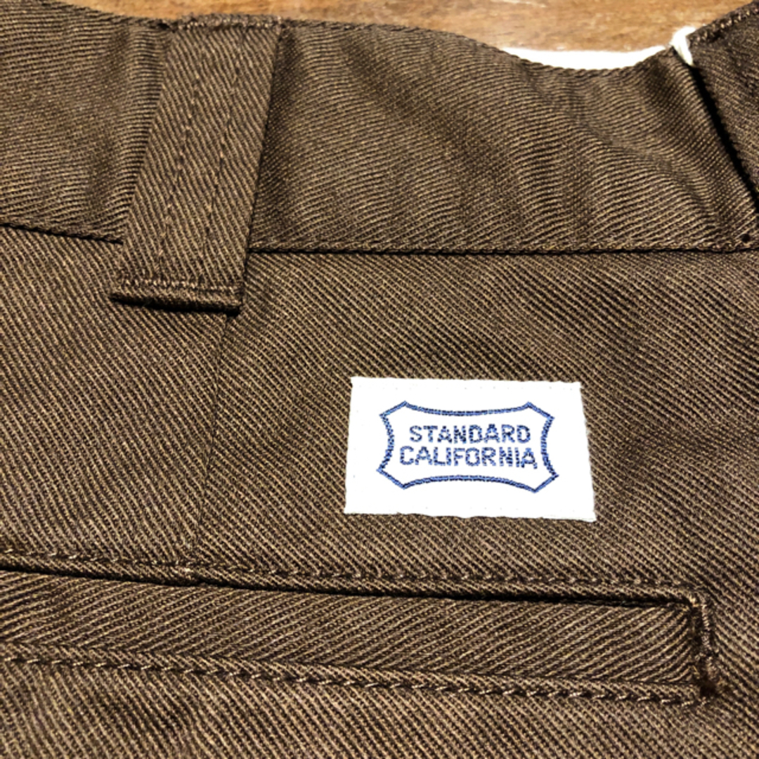 STANDARD CALIFORNIA(スタンダードカリフォルニア)のスタカリSD T/C Work Shorts ブラウン W34 メンズのパンツ(ショートパンツ)の商品写真