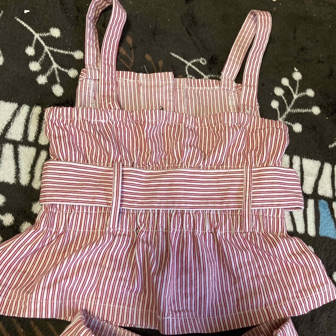 lovetoxic(ラブトキシック)のラブトキシック　ビスチェ　スカート　セット キッズ/ベビー/マタニティのキッズ服女の子用(90cm~)(ワンピース)の商品写真