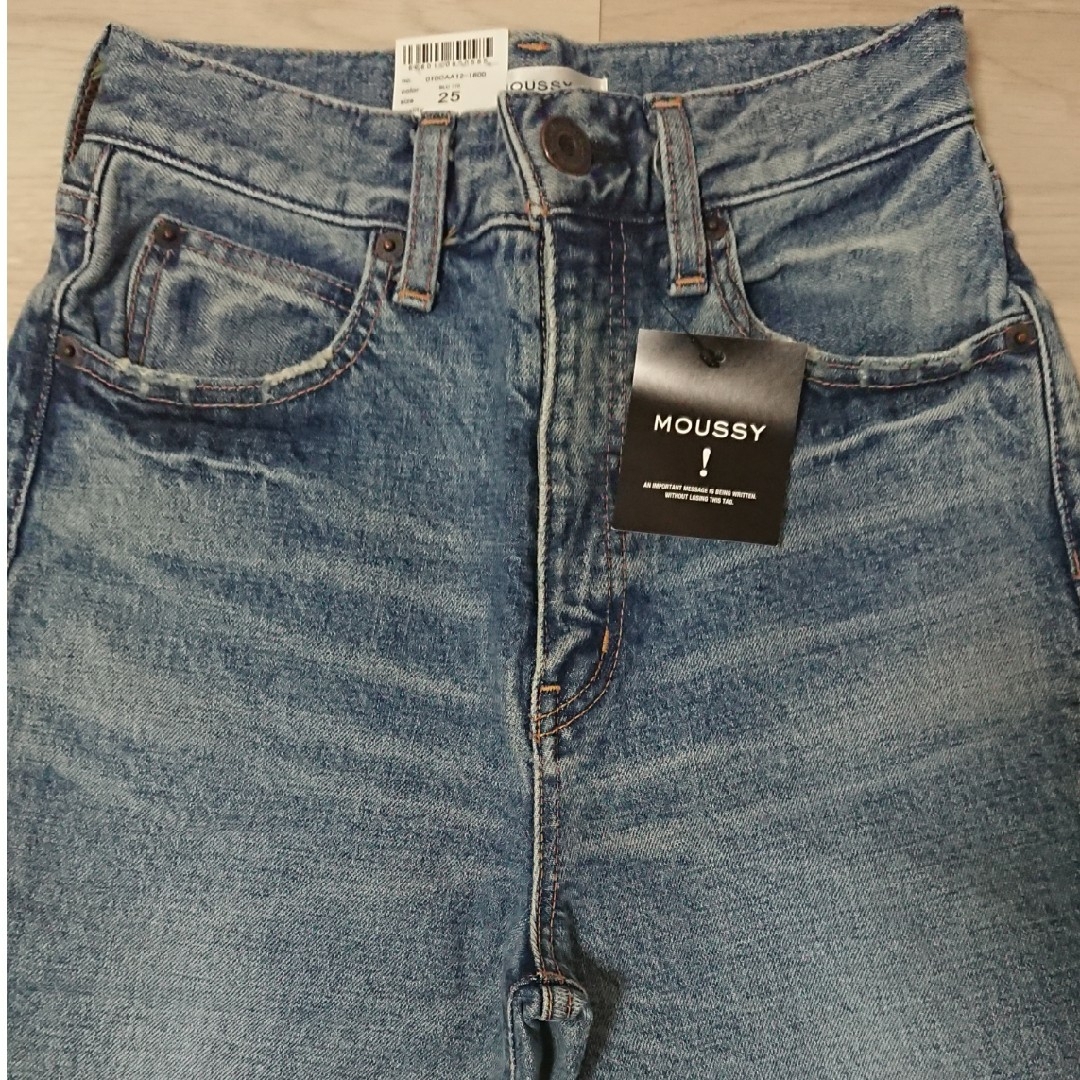 新品 ダグ付 MOUSSY マウジー MVS FLARE フレア デニム 25 www