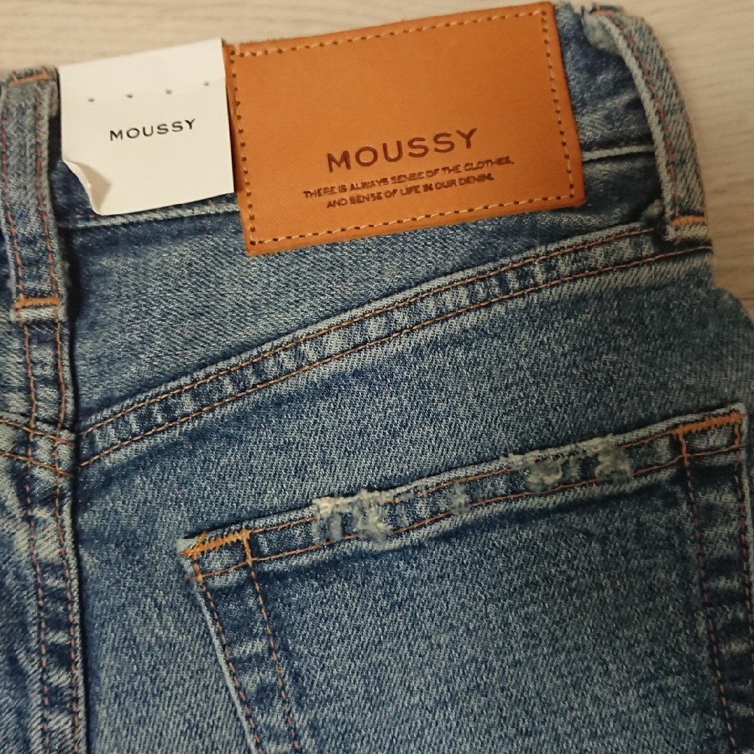 新品 ダグ付 MOUSSY マウジー MVS FLARE フレア デニム 25 www