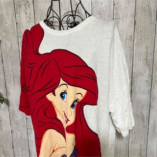 完売品！ZARAアリエル全面ビッグプリントTシャツDisneyザラディズニー