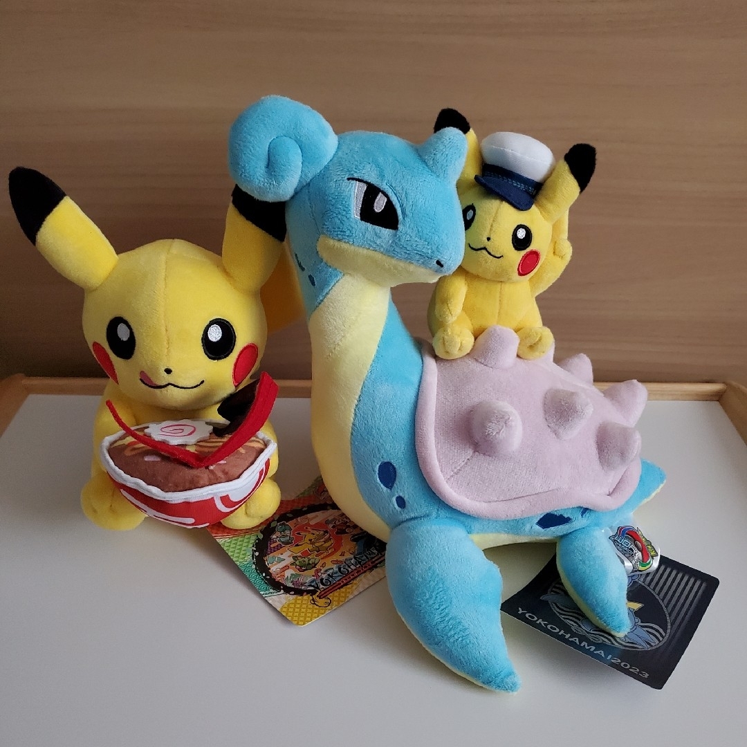 wcs2023 ラプラス&ピカチュウ ぬいぐるみ ワールドチャンピオンシップス- wcs2023 ラプラス&ピカチュウ ぬいぐるみ ワールドチャンピオンシップス-