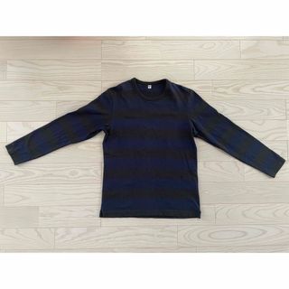 ユニクロ(UNIQLO)のユニクロ 長袖Tシャツ ロンT ボーダー　Mサイズ(Tシャツ/カットソー(七分/長袖))