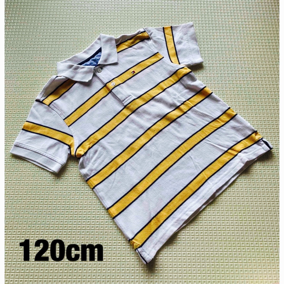 TOMMY HILFIGER(トミーヒルフィガー)のポロシャツ　120cm 半袖 キッズ/ベビー/マタニティのキッズ服男の子用(90cm~)(Tシャツ/カットソー)の商品写真