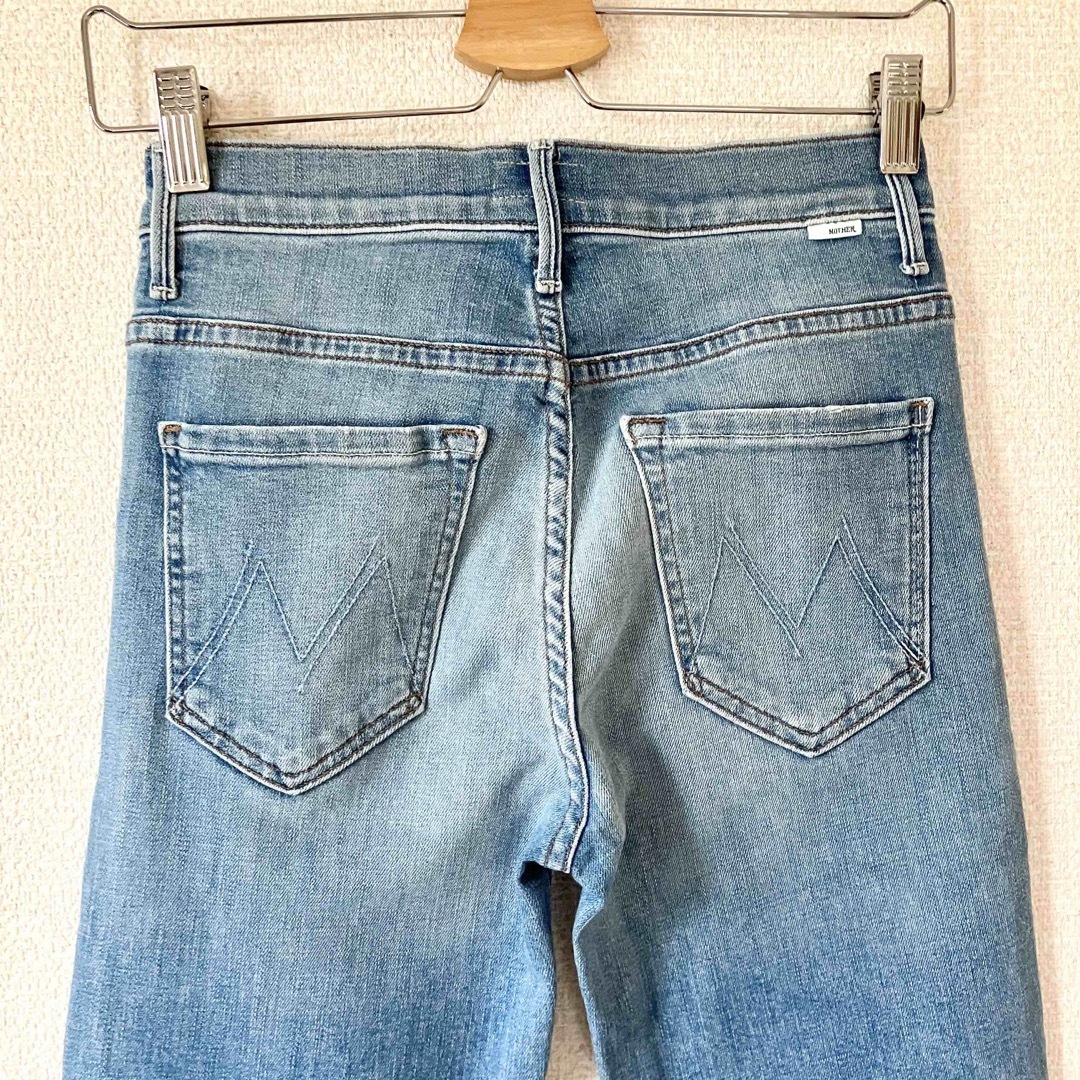 mother   MOTHER LT BLUE INSIDER DENIM 別注  カットオフの通販 by