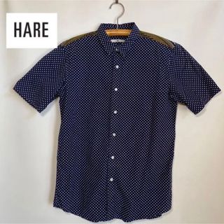 ハレ(HARE)のハレ 半袖シャツ 水玉 ドット Mサイズ HARE(シャツ)