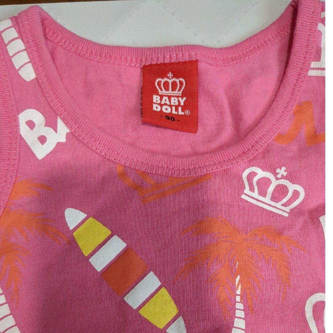 BABYDOLL  タンクトップ キッズ/ベビー/マタニティのキッズ服女の子用(90cm~)(Tシャツ/カットソー)の商品写真