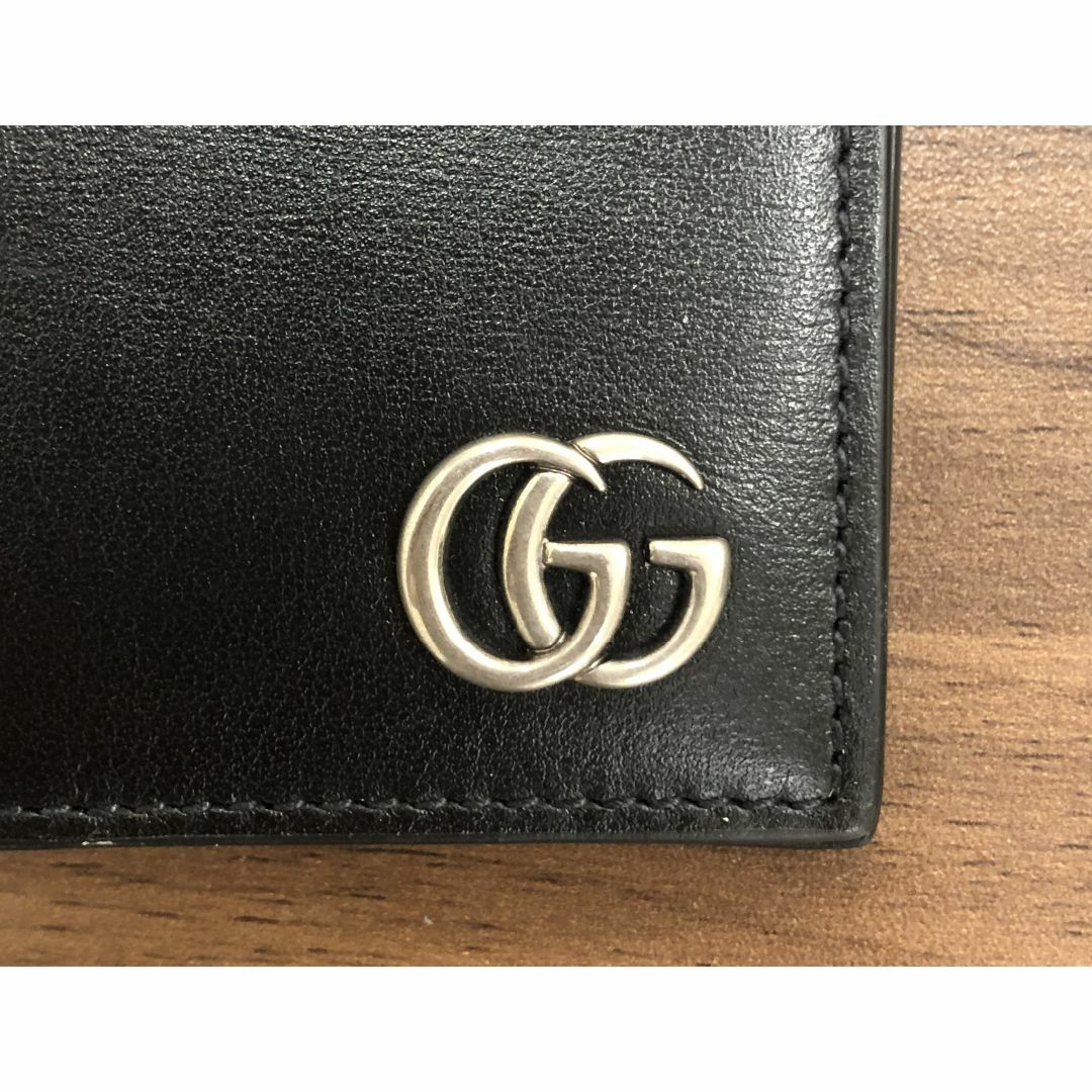 Gucci(グッチ)の(2450) GUCCI グッチ カードケース ブラック 未使用 メンズのファッション小物(名刺入れ/定期入れ)の商品写真