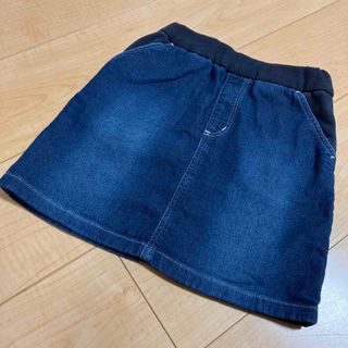 コムサイズム(COMME CA ISM)のCOMME CA FILLE 120cm デニムスカート(スカート)