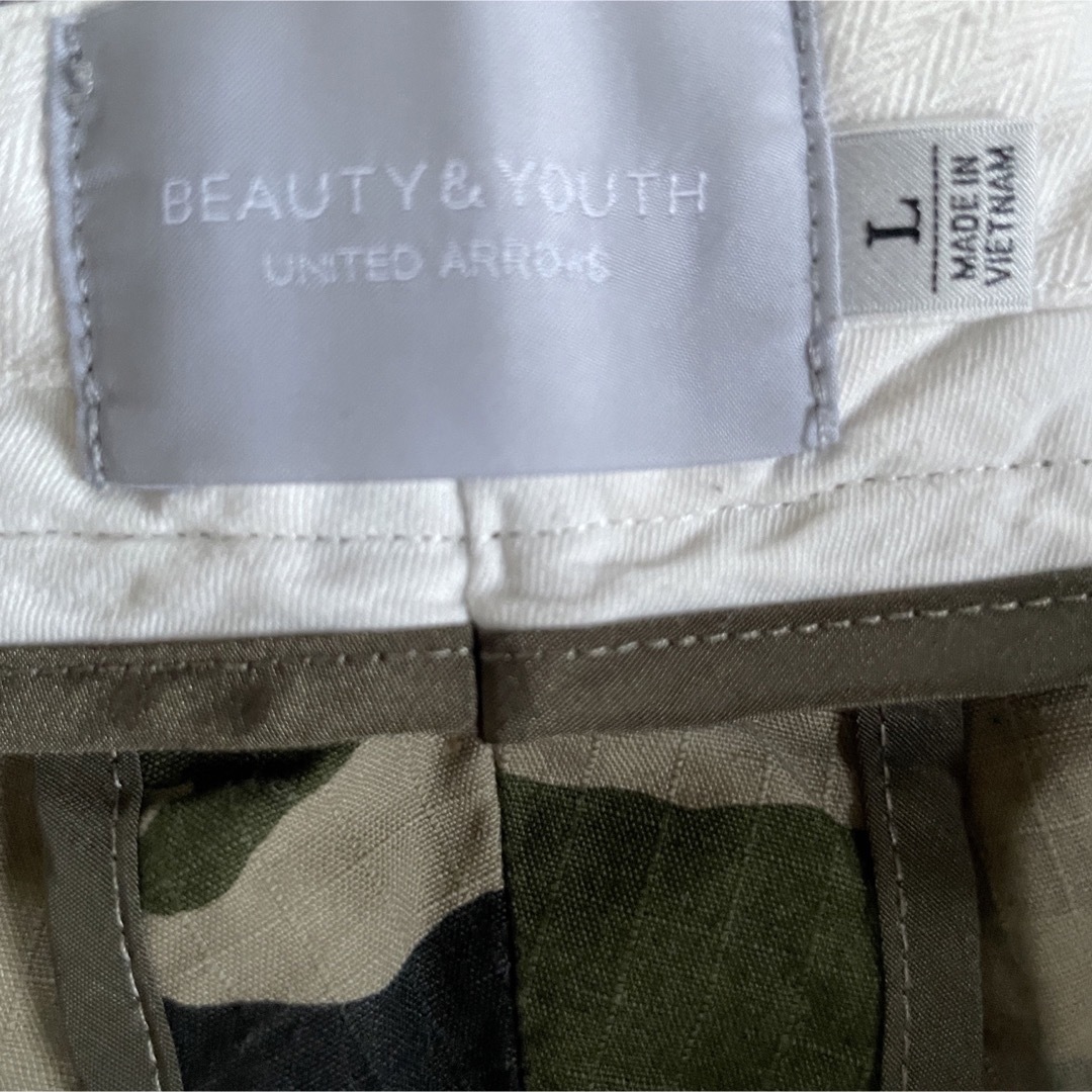 BEAUTY&YOUTH UNITED ARROWS(ビューティアンドユースユナイテッドアローズ)のBeauty&Youthのショートパンツ(迷彩柄) メンズのパンツ(ショートパンツ)の商品写真